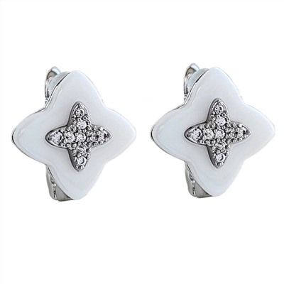 Серьги с керамикой