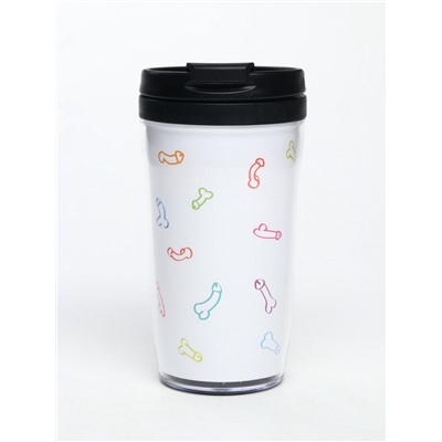 Чай подарочный в термостакане «Мужское достоинство», вкус: мята, 20 г, 18+