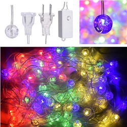 Электрогирлянда интерьерная "Шарики" цветная