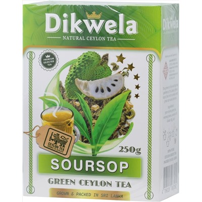 Dikwela. Green Soursop 250 гр. карт.упаковка