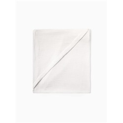 Полотенце - уголок муслиновое «Крошка Я», 75×75 см, хлопок 100%, белое