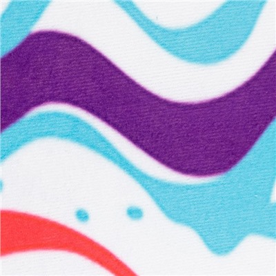 Полотенце пляжное «Этель. Волны» 75×140 см, микрофибра