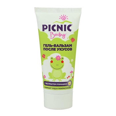 Гель-бальзам после укусов насекомых "Picnic Baby", с экстрактом ромашки, 30 мл