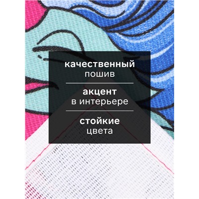 Кухонное полотенце «Доляна», 28×46 см, 100% хлопок, рогожка 164 г/м²