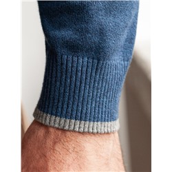 Кардиган на молнии из хлопка с нейлоном