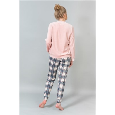Женский домашний костюм с брюками и кофтой 178