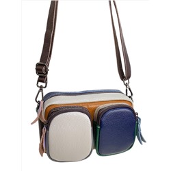 Женская сумка из натуральной кожи, цвет  мультицвет