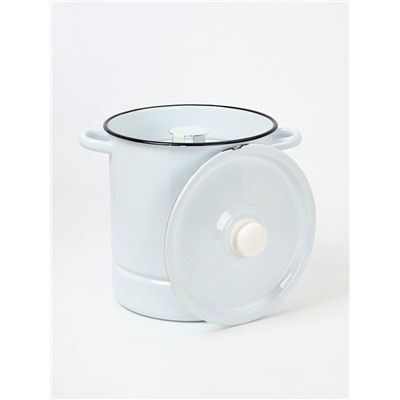 УЦЕНКА Мантоварка (позница) 12 л светлая (4 вставки) с с пласт. кнопкой