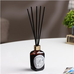 Ароматический диффузор BAGO home, мята и апельсин, с палочками, для дома, 40 мл