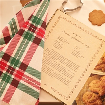 Полотенце «Этель» Holiday decoration, 40×73 см, хлопок 100%, репс 210 г/м²