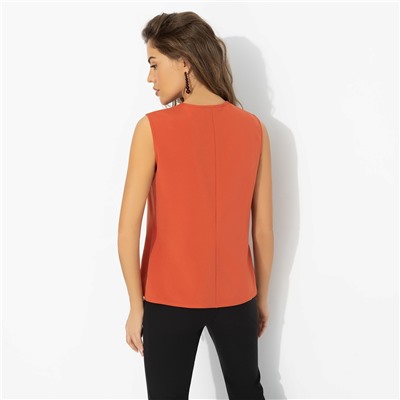 Блуза в трендовом цвете, Легкое настроение (терракот)