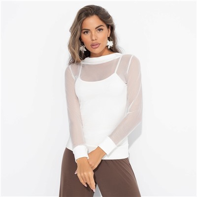 Лонгслив полупрозрачный, Секретное оружие гардероба