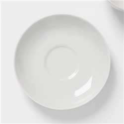 Чайная пара фарфоровая «Рубин», 220 мл, чашка d=10.2 см, блюдце d=14 см