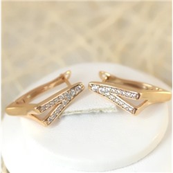 Серьги позолота H01-8455р