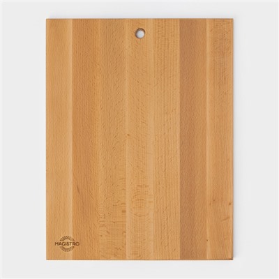 Доска разделочная деревянная Magistro, 40×30×1.2 см, дуб