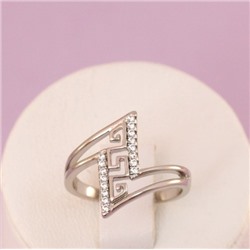 Кольцо родий H01-13763 размер 16,5 17 17,5