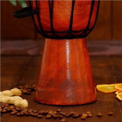 Сувенирный музыкальный инструмент барабан джембе «Классика», 25×14×14 см