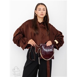 Сумка женская кожаная 6010-1L d.purple Polina&Eiterou  в Новосибирске