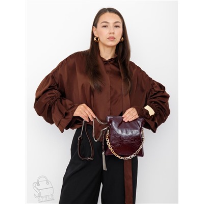 Сумка женская кожаная 6010-1L d.purple Polina&Eiterou  в Новосибирске