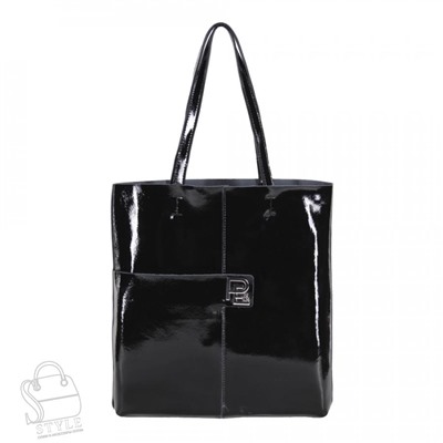 Сумка женская кожаная 3968P black Polina&Eiterou