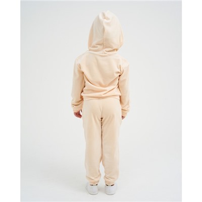 Костюм детский (толстовка, брюки) KAFTAN: Soft plushy, размер 34 (122-128 см), бежевый