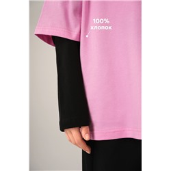 Лонгслив с двойным рукавом для девочки Happyfox