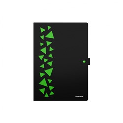 Папка  4 отд. на кнопке  А4 61210 Matt Accent ErichKrause