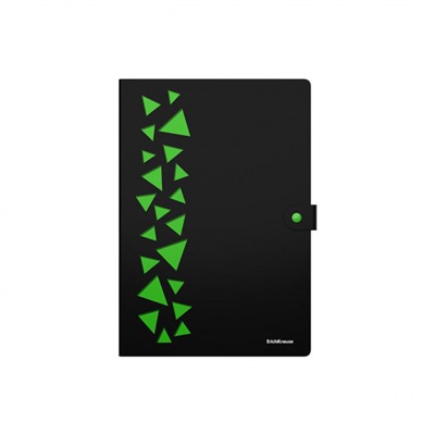 Папка  4 отд. на кнопке  А4 61210 Matt Accent ErichKrause