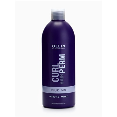 Флюид микс для волос OLLIN CURL HAIR для снятия негат. проявл. при хим. завивке 500 мл