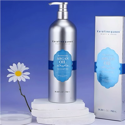Увлажняющий шампунь и кондиционер с аргановым маслом Keratine queen