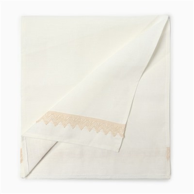 Дорожка на стол «Этель» Kitchen linen, 40×176 см, лён 100%, 240 г/м², белая