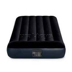 Односпальный надувной матрас Pillow Rest Classic Airbed, встроенный электрический насос 220В, 64146ND