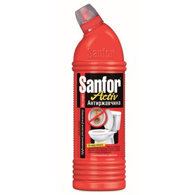 Средство санитарно-гигиеническое Sanfor active, Антиржавчина, 750 мл