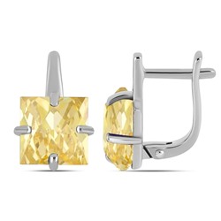 Серьги из серебра крайола циркон, Вилента