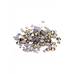 Nail Art Стразы для ногтей, золотистый KRISTALLER, 1106886