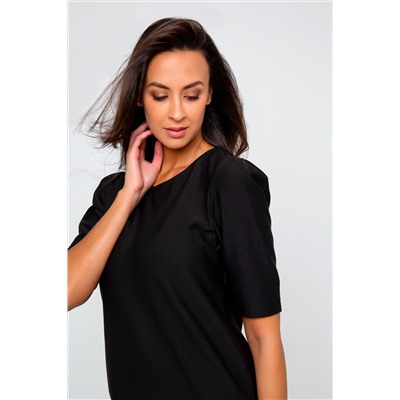 Платье трикотажное 081BLK
