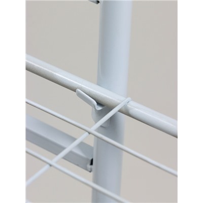 Подставка для цветов Greengo, 3 полки, 43×22×57 см, напольная, металл, белая