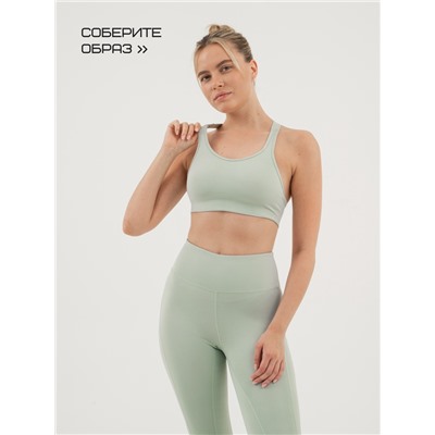 Легинсы спортивные с компрессией женские Resport, размер 48, мятный