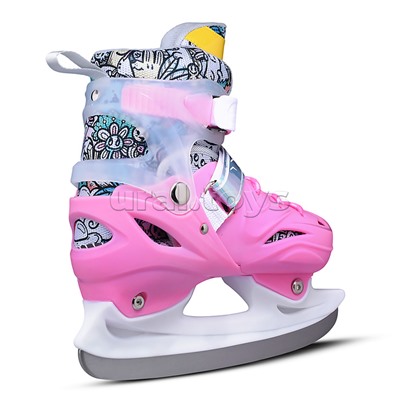 Коньки (размер M35-38) розовые, в сумке