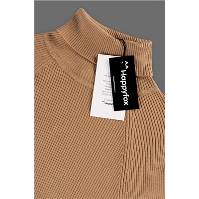 Женская водолазка в рубчик Happyfox