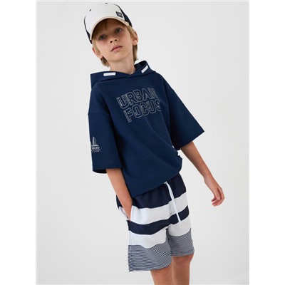 Шорты текстильные плавательные для мальчиков, длинные