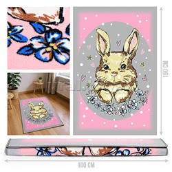 Ковер "Зайчонок" дет. 1х1,5 прямоугольный