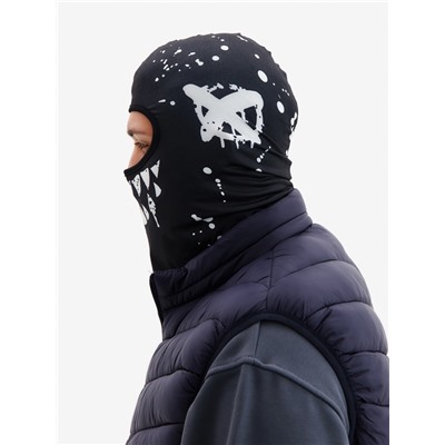 Маска-балаклава Black and White, размер универсальный, чёрная