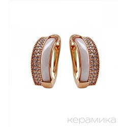 Серьги с керамикой