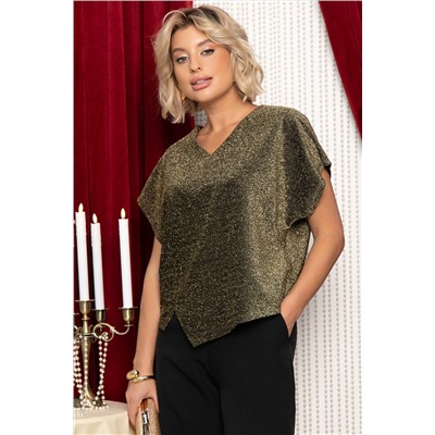 Блуза Карамелла (черное золото) Б14731-35М