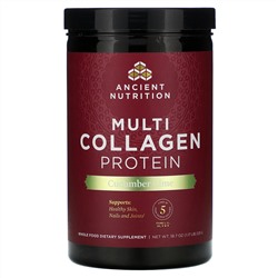 Dr. Axe / Ancient Nutrition, Multi Collagen Protein, Cucumber Lime, 1.17 lb (531 g)