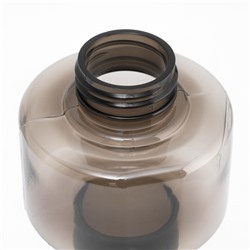 Бутылка для воды «Гантель», 500 мл, 22.5×8 см, чёрная