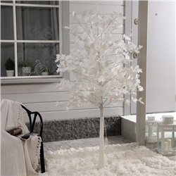 Светодиодное дерево «Клён белый» 1.8 м, 350 LED, постоянное свечение, 220 В, свечение тёплое белое