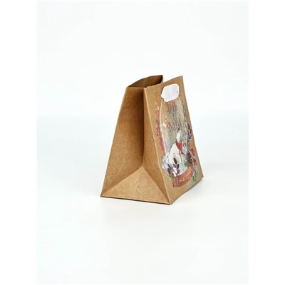 Набор пакетов подарочных новогодних «Верь в чудеса», 3 шт., 14×14×9 см, 22×22×11 см, 30×30×12 см