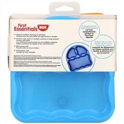 NUK, First Essentials, Tri-Suction Plates, 6+ Months, 2 Plates